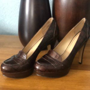 Nine West Round Platform Toe Stiletto